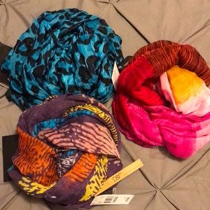Infinity scarves Lot of 3